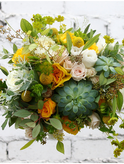 Букет невесты & Бутоньерка № 1323