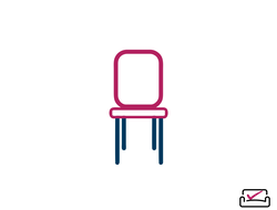 Чехлы на стулья и сиденье стула, на табуреты и пуфы