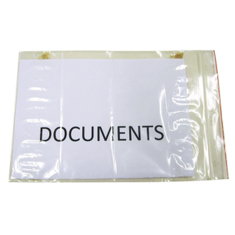 Самоклеящийся прозрачный конверт для сопроводительных документов, ZIP-Lock С4, 235х320, 250шт/уп