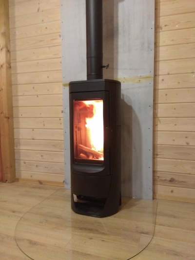 Печь-камин Nera N, эмалированный, черный, Plamen (Хорватия)