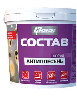 Грунт "Антиплесень" профи 1кг "Gloss"