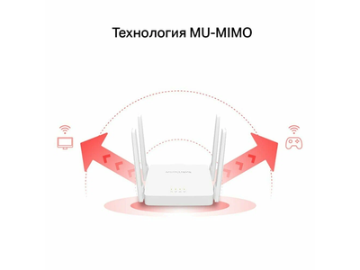 Wi-Fi роутер Mercusys MR30, 1167Мбит, 2.4/5ГГц Белый