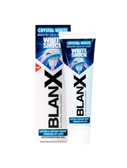 Зубная паста Blanx White Shock Отбеливающая  75 мл
