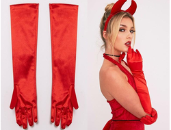 Перчатки высокие