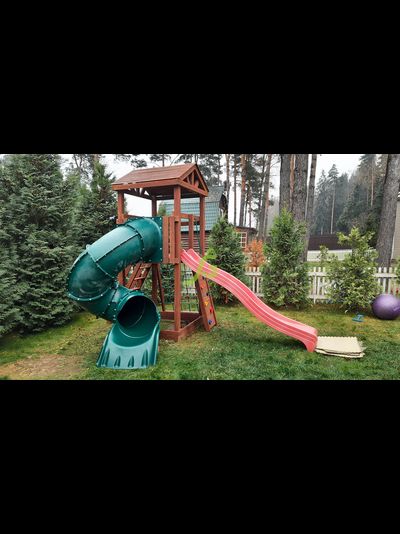 Детская площадка IgraGrad Панда Фани с винтовой трубой