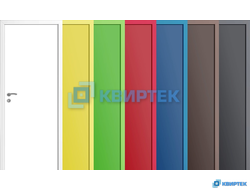 Дверь гладкая глухая пластиковая KAPELLI Multicolor ДГ купить в Челябинске | КВИРТЕК