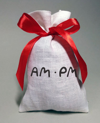 Cаше из льна с печатью на ткани