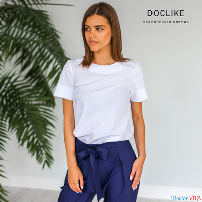 Брюки-бананы DOCLIKE DL216 Ниагара синие