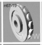 Ролик для тиснения N67-19