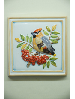 Свиристель (панно)