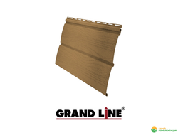 Виниловый сайдинг Grand Line Amerika (Гранд Лайн Америка) Блок-хаус длина 3,00 м. Цвет: Карамельный