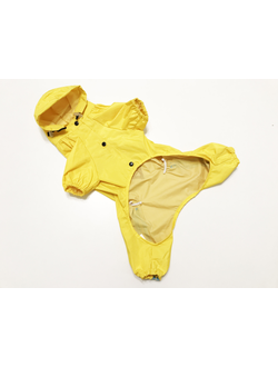 Дождевик для крупных собак Superman желтый