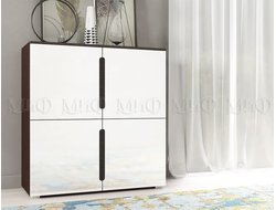 Комод Ким 1,0м. венге/белый