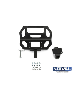 Кронштейн лебедки универсальный, квадрат 32 мм Rival 444.0069.1 для _Универсальный продукт _Универсальный продукт (Сталь) (410*375*180)