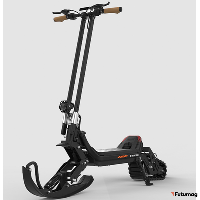 Зимний электроснегокат на гусенице / Гусеничный электросамокат Electroway T2S 20AH + летний комплект