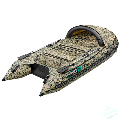 Лодка ПВХ Gladiator Active C370AL Camo с алюминиевым полом