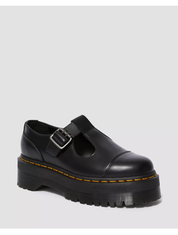 Ботинки Dr. Martens Mary Jane Polished platform черные