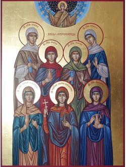 Михаил и Гавриил, Святые Архангелы. Рукописная икона.