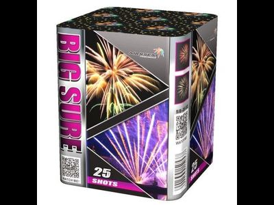 Батарея салютов BIG SURE SB-25-02 MAXSEM | Neva-Salut.com