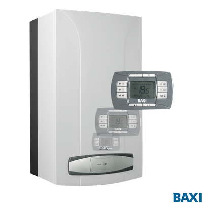 Котел газовый настенный BAXI LUNA-3 1.310 Fi одноконтурный, CSE45531366- + Комплект дымохода "антилед"