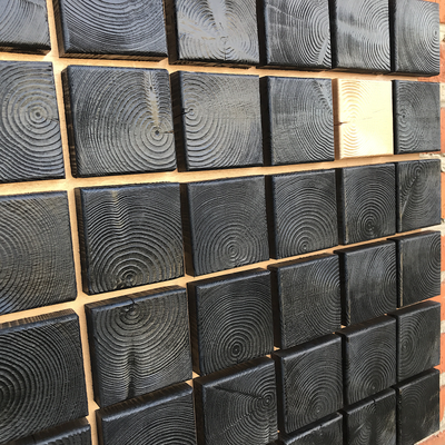 панно из спилов, спилы для стен, декор спилами, декор магазина, декор ресторана, декор офиса, фото