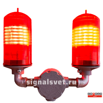 Сдвоенный 2хЗОМ А>35кд, типа «B», 220V AC, IP65