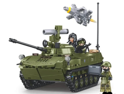 Конструктор SLUBAN M38-B1250 серия Армия. Российская армия БМД Боевая машина десанта