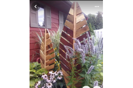 Деревянные грядки, подставки для растений , кашпо, вазоны и малые садовые декоративные формы