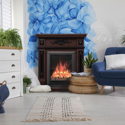 Электрокамин Lilian DN с очагом Eugene