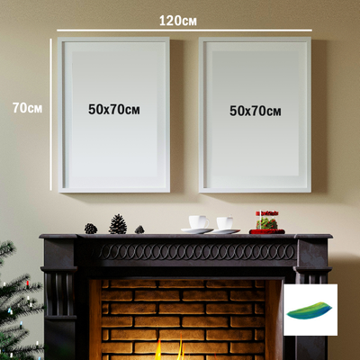 Постеры «Сосна»  и «Зимняя сказка» из коллекции  «Зимушка-зима».