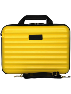 Пластиковый кейс для ноутбука 15.6 - 16 дюймов Optimum, желтый