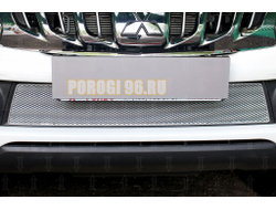Защита радиатора Mitsubishi L200 V 2015-2019 chrome PREMIUM