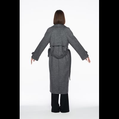 Женское пальто Flirt 619 серого цвета 50 размер