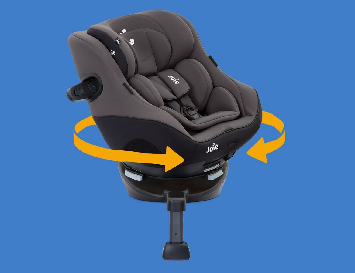 Поворотное автокресло Joie Spin 360 GT – автокресло с рождения до 3-4 лет