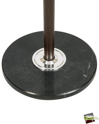 Вешалка напольная LM-Y-238 (черный мрамор, цвет коричневый под дерево)