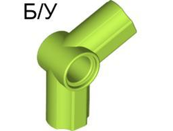 ! Б/У - Technic, Axle and Pin Connector Angled #5 - 112.5 degrees, Lime (32015 / 4144296 / 4265701 / 6322194) - Б/У