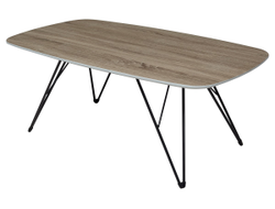 Стол журнальный WOOD83 #4 дуб серо-коричневый винтажный M-city