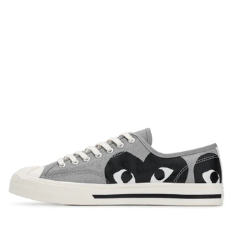 Кеды Comme des Garçons x Converse Jack Purcell серые низкие