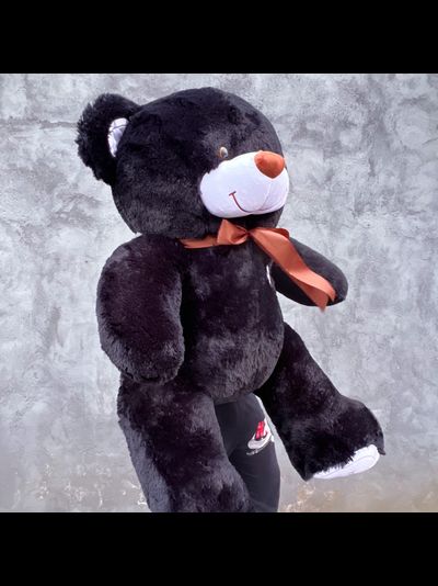 Большой плюшевый медведь 160 см черный Феликс