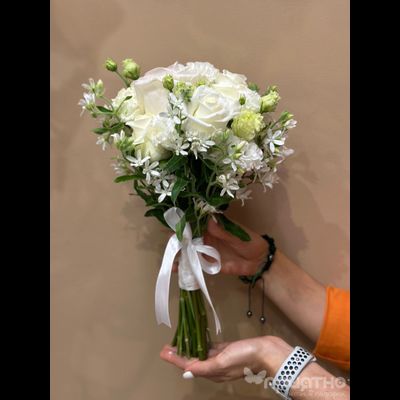 Букет невесты &amp; Бутоньерка № 1304