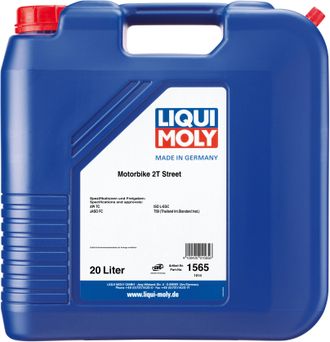 Масло моторное Liqui Moly Motorbike 2T Street (Полусинтетическое) - 20 Л (1565)