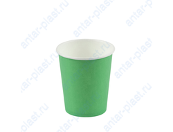 Стакан бумажный 250мл зеленый