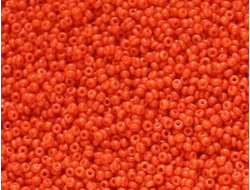Бисер Китайский №12-51 ярко-оранжевый, 50 грамм