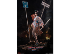 Пост-апок японка в белом - КОЛЛЕКЦИОННАЯ ФИГУРКА 1/6 Doomsday Sisters Chika White (PL2023-203A) - TBLeague