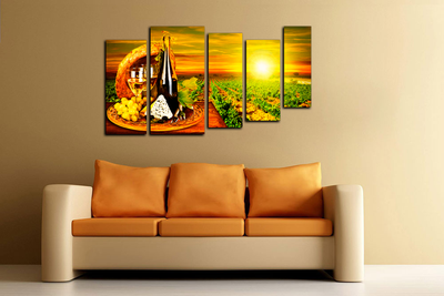 Модульная картина "Прекрасный урожай"