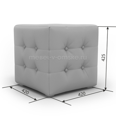 Пуф Леонардо со стразами