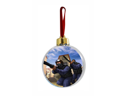 Новогодний шар "Counter-Strike, CS GO, Контр Страйк" №2