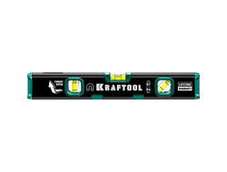 KRAFTOOL KOMPAKT 300 мм, усиленный профиль, с зеркальным глазком, компактный магнитный уровень (34784)