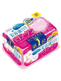 Увлажняющие маски для лица с коллагеном KOSE.