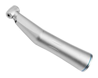 CX235-1 - угловой наконечник со светом (встроенный генератор для электропитания светодиода), с внутренней системой подачи охлаждения, 1:1, с кнопочным зажимом | COXO (Китай)